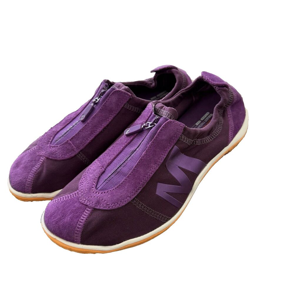 Merrell Lorelei Women's Purple Suede Zip Shoes Size 7 NWOB Walking Outdoor Sport